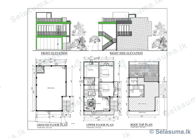 Shop & Residence · Design 1